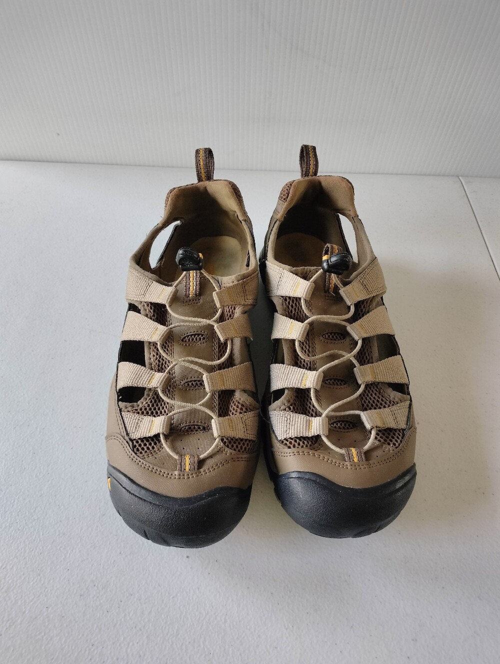 Keen Newport H2 Mens Tan Hiking Camping Trail Water Sandals Boating 11.5